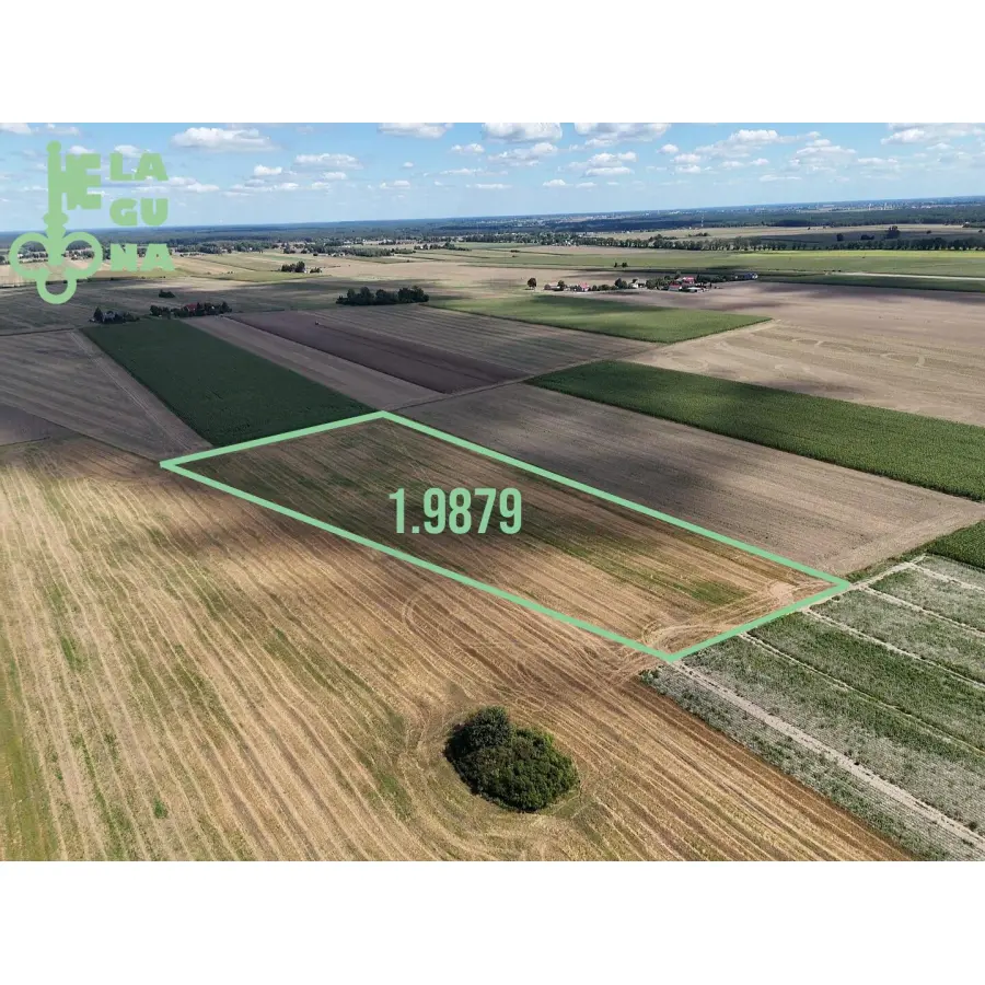 łódzkie, kutnowski, Strzelce, Siemianów, Działka rolna 1,99 ha – Siemianów, gm. Strzelce!
